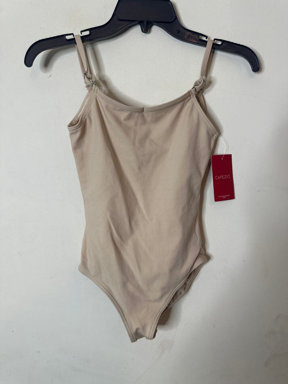 Capezio Big Girls' Team Basic Camisole Leotard W/ Adjustable Straps,Nude,L CH